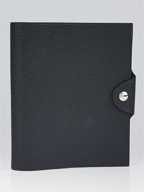 hermes black togo leather ulysses pm agenda notebook|Hermès.